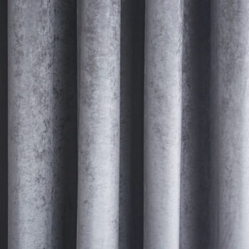 Sivé závesy v súprave 2 ks 117x229 cm Crushed Velvet Glamour Sequin – Catherine Lansfield - Image 3