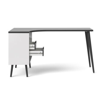 Pracovný stôl s čiernou doskou 145x81 cm Oslo - Tvilum - Image 5