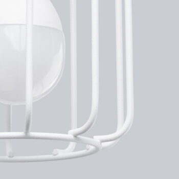 Biele nástenné svietidlo ø 10 cm Salom – Nice Lamps - Image 3