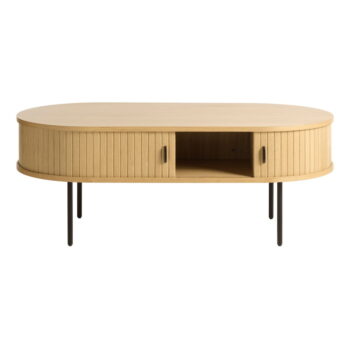 Konferenčný stolík v dekore duba v prírodnej farbe 60x120 cm Nola – Unique Furniture - Image 5