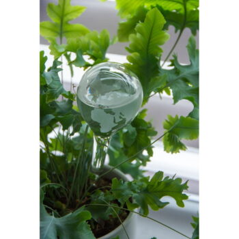 Sklenená zavlažovacia guľa 175 ml Globe - Esschert Design – Obrázok 3