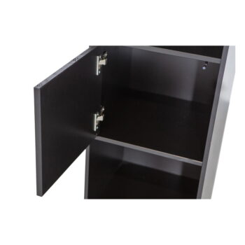 Čierna modulárna knižnica z borovicového dreva 40x210 cm Finca – WOOOD - Image 9