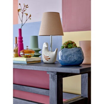 Béžová stolová lampa s textilným tienidlom (výška 40 cm) Kylie – Bloomingville - Image 3