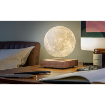 Hnedá LED stolová lampa (výška  14 cm) Moon – Gingko – Obrázok 2