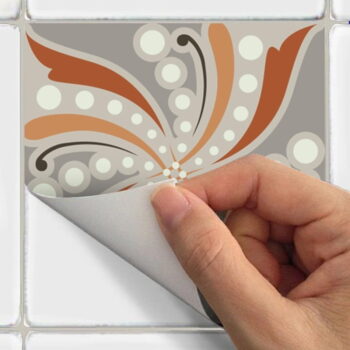 Sada 30 nástenných samolepiek Ambiance Cement Tiles Bali, 10 × 10 cm – Obrázok 3