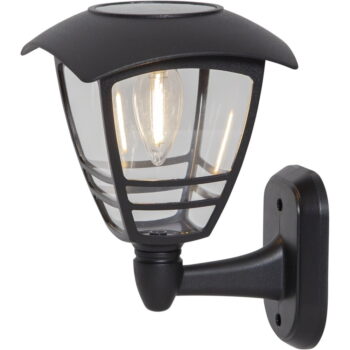 Vonkajšie nástenné solárne LED svietidlo Star Trading Felix, výška 21 cm - Image 3