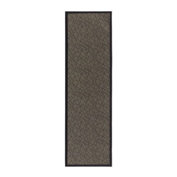 Tmavosivý behúň z PVC 60x200 cm Geo Gold – Casa Selección
