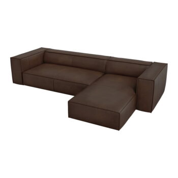 Tmavohnedá kožená rohová pohovka (pravý roh) Madame - Windsor & Co Sofas - Image 3