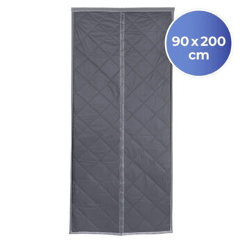 Termo záves do dverí v sivo-striebornej farbe 90x200 cm – Maximex - Image 7