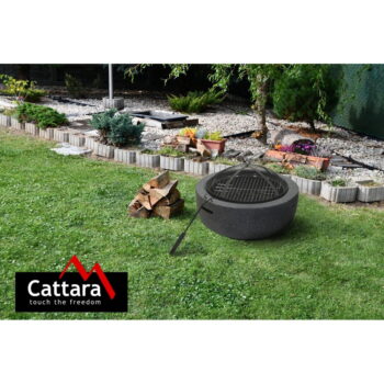 Čierne ohnisko z páleného kameňa Cattara La Palma - Image 5