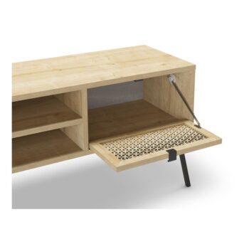 TV stolík v dekore duba v prírodnej farbe 140x51 cm Ecrin – Marckeric - Image 8