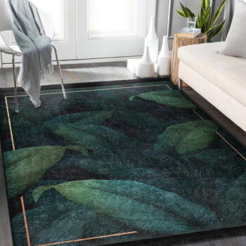 Prateľný koberec v petrolejovej farbe 120x180 cm Unique – Mila Home - Image 6