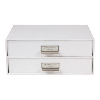 Biela 2-poschodová zásuvka na dokumenty Bigso Box of Sweden Birger, 33 × 22,5 cm - Image 5