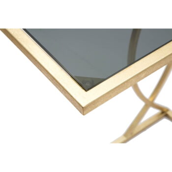 Odkladací stolík so sklenenou doskou 25.5x45.5 cm Glam – Mauro Ferretti - Image 4