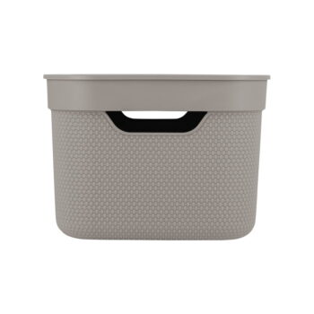 Plastový úložný box s vekom Deco - Rotho - Image 5