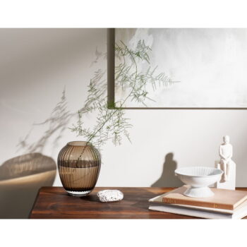 Hnedá sklenená váza Kähler Design Hammershøi, výška 18,5 cm – Obrázok 2