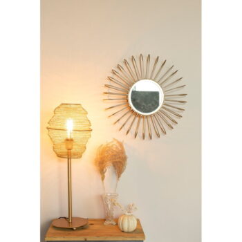 Stolová lampa v zlatej farbe White Label Lena – Obrázok 9