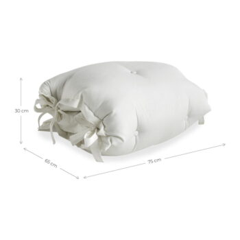 Biely variabilný futón vhodný do exteriéru Karup Design OUT™ Sit&Sleep White - Image 9