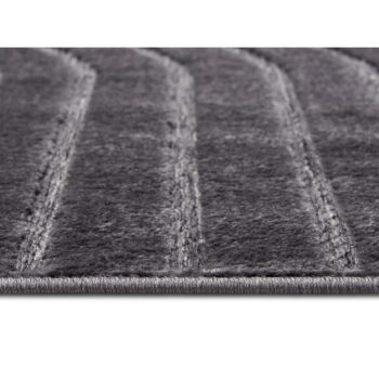 Antracitovosivý koberec 57x90 cm Iconic Wave – Hanse Home – Obrázok 3