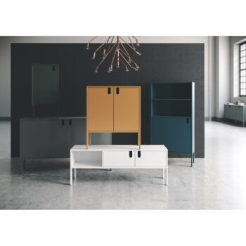 Biely TV stolík Tenzo Uno, šírka 137 cm - Image 7