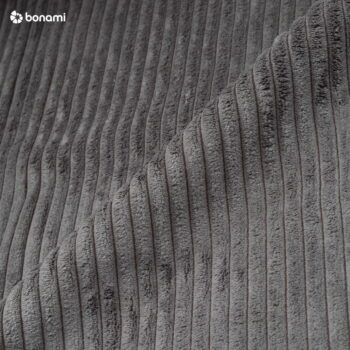 Tmavosivá menčestrová rozkladacia pohovka 245 cm Nihad – Bobochic Paris – Obrázok 6