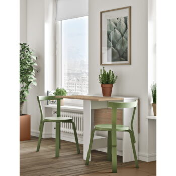 Rozkladací jedálenský stôl s doskou v dekore duba 76x28 cm Papillon – TemaHome - Image 6