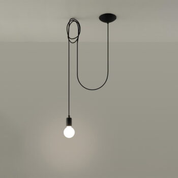 Čierne závesné svietidlo Spider – Nice Lamps - Image 3