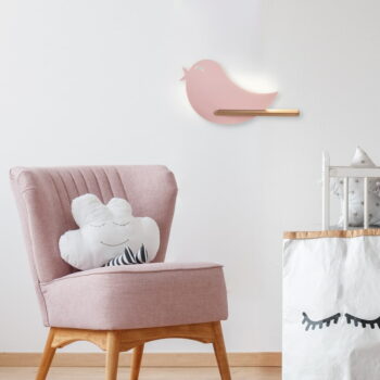 Ružové detské svietidlo Bird - Candellux Lighting – Obrázok 2