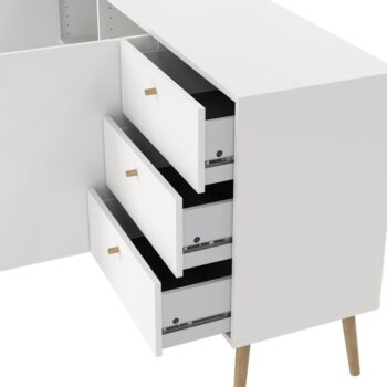 Biela nízka komoda 149x82 cm Bodo – Tvilum - Image 11