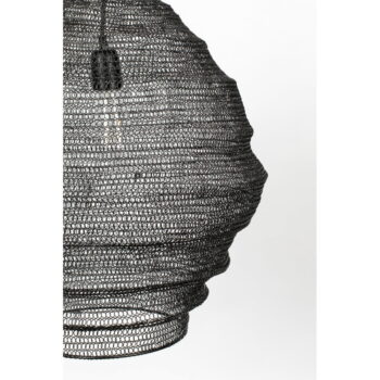 Čierne závesné svietidlo White Label Lena, ø 48 cm - Image 8