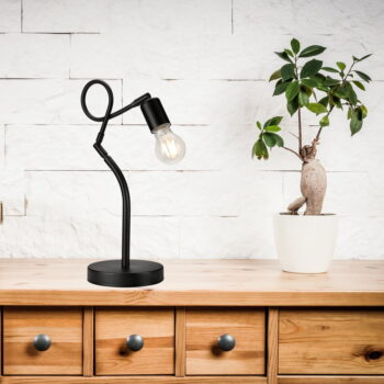 Čierna stolná lampa, výška 42 cm Harry - LAMKUR - Image 2