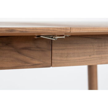 Rozkladací jedálenský stôl s doskou v dekore orechového dreva 90x180 cm Glimps – Zuiver – Obrázok 4