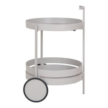 Kovový servírovací stolík na kolieskach 40x49,5 cm Beja – House Nordic