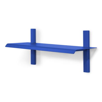 Modrá kovová polica 60 cm Hola – Spinder Design – Obrázok 2