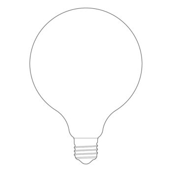 Teplá LED stmievateľná žiarovka E27, 6 W Porcelain III – tala – Obrázok 5