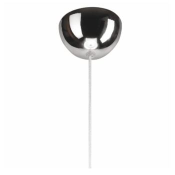 Biele závesné svietidlo so skleneným tienidlom ø 30 cm Mel – LAMKUR - Image 6