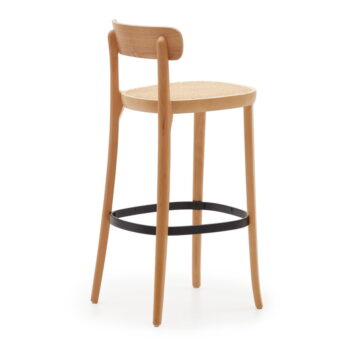 Barová stolička v dekore jaseňa v prírodnej farbe 99 cm Romane – Kave Home – Obrázok 3