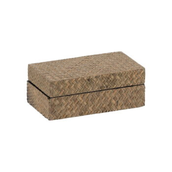 Hnedé dekoratívne úložné boxy v súprave 2 ks 25x15x12 cm – Ixia - Image 4
