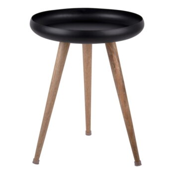 Kovové okrúhle odkladacie stolíky v súprave 3 ks Tripod – Leitmotiv – Obrázok 4