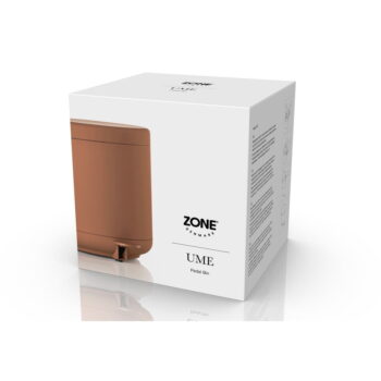 Oranžový pedálový plastový odpadkový kôš 4 l Ume – Zone - Image 5