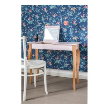 Svetlosivý toaletný stolík so zrkadlom Ragaba Dressing Table, dĺžka 85 cm - Image 2