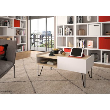 Konferenčný stolík s doskou v dubovom dekore 100x55 cm Nina - TemaHome - Image 4