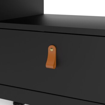 Čierny TV stolík 151x54 cm Madrid – Tvilum - Image 4