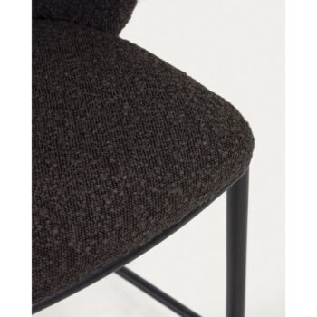 Čierna barová stolička (výška sedadla 65 cm) Ciselia – Kave Home - Image 6