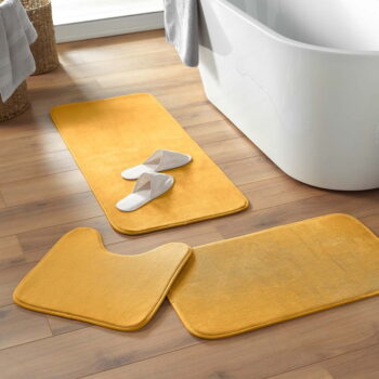 Žltá kúpeľňová predložka 50x120 cm Vitamine – douceur d'intérieur - Image 6