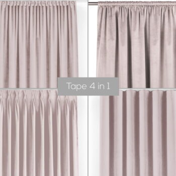 Svetloružový zamatový dimout záves 140x175 cm Velto – Filumi – Obrázok 4