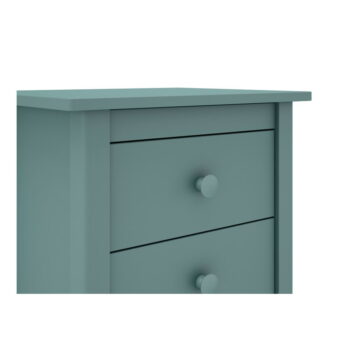 Detský nočný stolík z borovicového dreva v petrolejovomodrej farbe Max - Marckeric – Obrázok 11