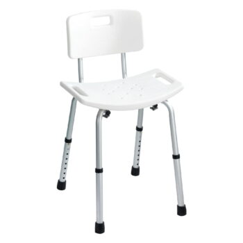 Sedacia stolička s operadlom do sprchy Wenko Stool With Back, 54 × 49 cm – Obrázok 4