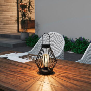 LED solárne vonkajšie svietidlo (výška 31 cm) Merida – Trio - Image 2