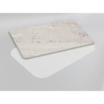 Svetlohnedá kúpeľňová predložka z kremeliny 39x60 cm Puna – Wenko – Obrázok 2
